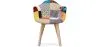  Chaise de Salle à Manger avec Accoudoirs - Revêtement Patchwork -  Pixi image 7