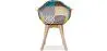  Chaise de Salle à Manger avec Accoudoirs - Revêtement Patchwork -  Pixi image 7