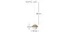 Lampe de plafond - Lampe suspendue de style scandinave - Gerd image 7