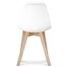 Chaise de salle à manger en tissu - Style scandinave - Denisse image 7