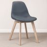 Chaise de salle à manger en tissu - Style scandinave - Denisse image 7