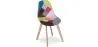 Chaise de Salle à Manger - Revêtement Patchwork - Simona image 7