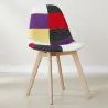 Chaise de Salle à Manger - Revêtement Patchwork - Tessa  image 7