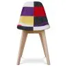 Chaise de Salle à Manger - Revêtement Patchwork - Tessa  image 7