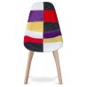 Chaise de Salle à Manger - Revêtement Patchwork - Tessa  image 7
