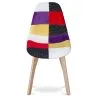 Chaise de Salle à Manger - Revêtement Patchwork - Tessa  image 7