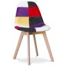 Chaise de Salle à Manger - Revêtement Patchwork - Tessa  image 7