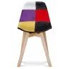 Chaise de Salle à Manger - Revêtement Patchwork - Tessa  image 7