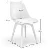 Chaise de salle à manger - Style scandinave - Denisse image 7