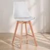 Tabouret style scandinave - pieds en bois - Denisse image 7