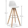 Tabouret de bar - Design scandinave - Muriel image 7