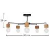 Lampe de plafond design scandinave - Bellou image 7