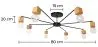 Lampe de plafond - Design scandinave - Bellou image 7