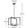 Lampe de plafond au design rétro - Lampe suspendue - Robson image 7