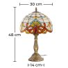 Lampe de Table Tiffany - Lampe de Salon - Vintage image 7