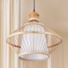 Lampe de plafond en bambou - Lampe suspendue stile Boho Bali - Amara image 7