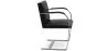 Chaise de bureau avec accoudoirs - Chaise de bureau tapissée en simili cuir - Brama image 7