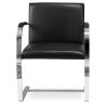 Chaise de bureau avec accoudoirs - Chaise de bureau tapissée en simili cuir - Brama image 7