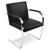 Chaise de bureau avec accoudoirs - Chaise de bureau tapissée en simili cuir - Brama image 7