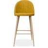 Tabouret tapissé en tissu - design scandinave - 76cm - Evelyne image 7