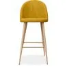 Tabouret tapissé en tissu - design scandinave - 76cm - Evelyne image 7