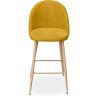 Tabouret tapissé en tissu - design scandinave - 76cm - Evelyne image 7
