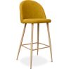 Tabouret tapissé en tissu - design scandinave - 76cm - Evelyne image 7