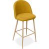 Tabouret tapissé en tissu - design scandinave - 76cm - Evelyne image 7