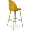 Tabouret tapissé en tissu - design scandinave - 76cm - Evelyne image 7