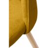 Tabouret tapissé en tissu - design scandinave - 76cm - Evelyne image 7