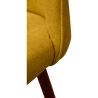 Tabouret rembourré en tissu - Design scandinave - 76cm - Evelyne image 7