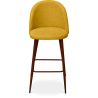 Tabouret rembourré en tissu - Design scandinave - 76cm - Evelyne image 7
