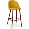 Tabouret rembourré en tissu - Design scandinave - 76cm - Evelyne image 7
