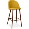 Tabouret rembourré en tissu - Design scandinave - 76cm - Evelyne image 7