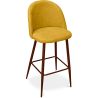 Tabouret rembourré en tissu - Design scandinave - 76cm - Evelyne image 7