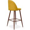 Tabouret rembourré en tissu - Design scandinave - 76cm - Evelyne image 7