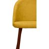 Tabouret rembourré en tissu - Design scandinave - 76cm - Evelyne image 7
