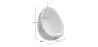 Fauteuil Suspendu Design en Forme d'Oeuf - Revêtu de Tissu - Eny image 7
