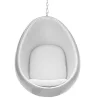 Fauteuil Suspendu Design en Forme d'Oeuf - Revêtu de Tissu - Eny image 7