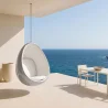 Fauteuil Suspendu Design en Forme d'Oeuf - Revêtu de Tissu - Eny image 7