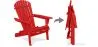 Chaise d'extérieur en bois avec accoudoirs - Chaise de jardin Adirondack - Adirondack image 7