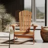 Chaise d'extérieur en bois avec accoudoirs - Chaise de jardin Adirondack - Adirondack image 7