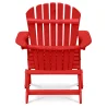 Chaise d'extérieur en bois avec accoudoirs - Chaise de jardin Adirondack - Adirondack image 7