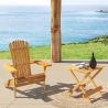 Chaise d'extérieur en bois avec accoudoirs - Chaise de jardin Adirondack - Adirondack image 7