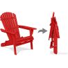Chaise d'extérieur en bois avec accoudoirs - Chaise de jardin Adirondack - Adirondack image 7