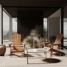 Chaise d'extérieur en bois avec accoudoirs - Chaise de jardin Adirondack - Adirondack image 7