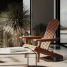 Chaise d'extérieur en bois avec accoudoirs - Chaise de jardin Adirondack - Adirondack image 7