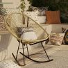 Chaise d'extérieur - Chaise à bascule de jardin - Acapulco image 7