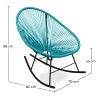 Chaise d'extérieur - Chaise à bascule de jardin - Acapulco image 7