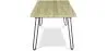 Table à manger rectangulaire - Style industriel - Bois et métal - 150cm - Hairpin image 7